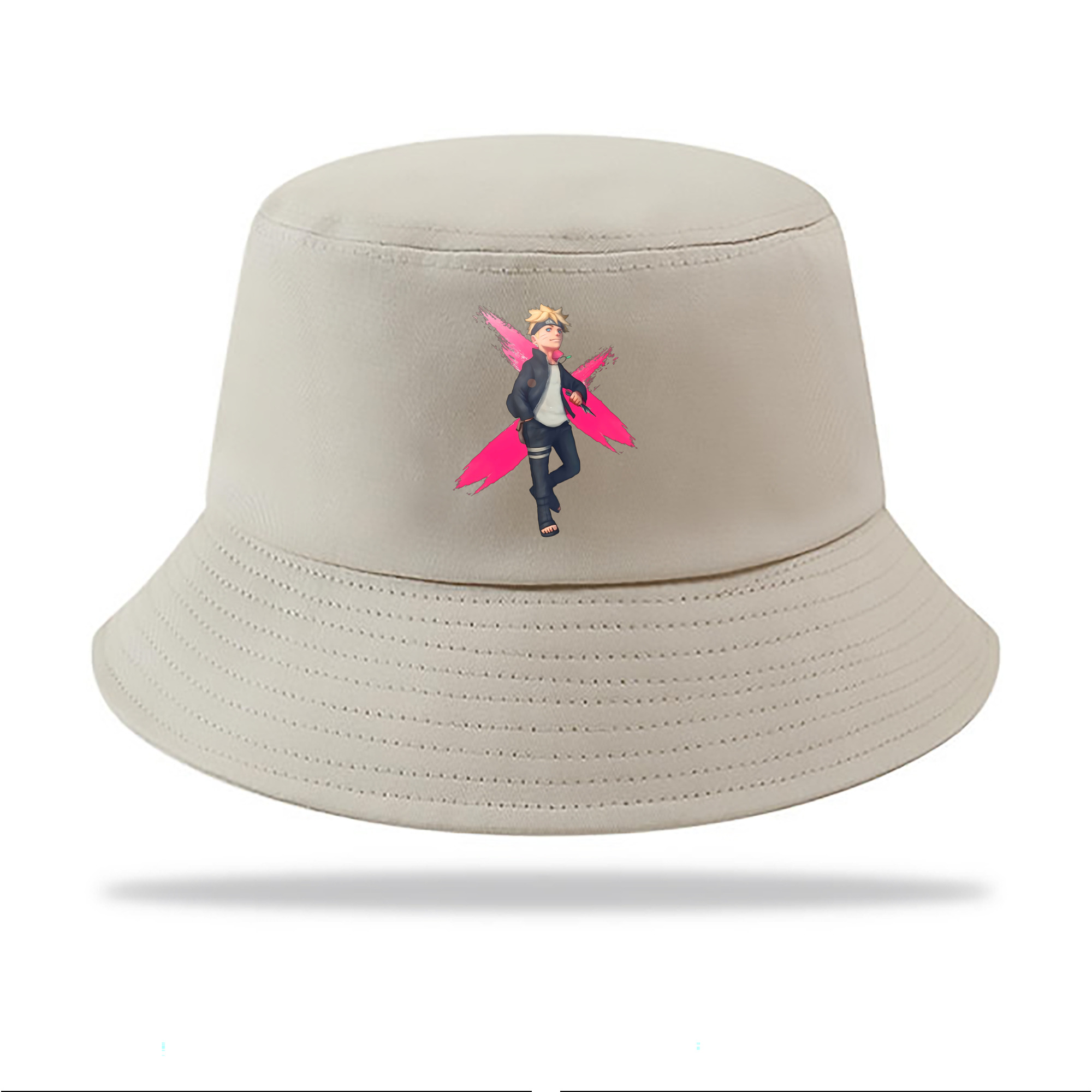 （画像用） NARUTO -ナルト- うずまき ボルト Uzumaki Boruto アウトドア日除けバケットハット
